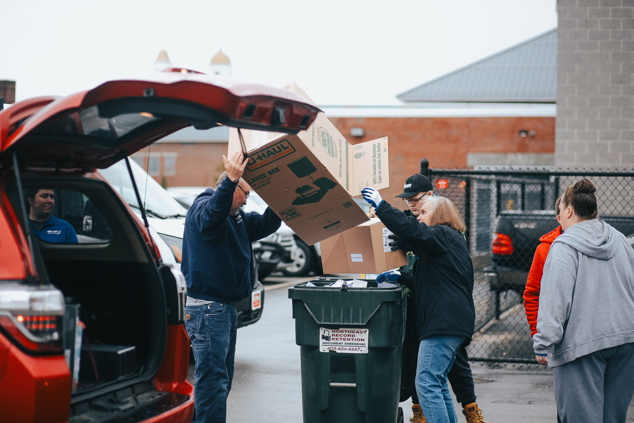 HRCU Shred Day group photo