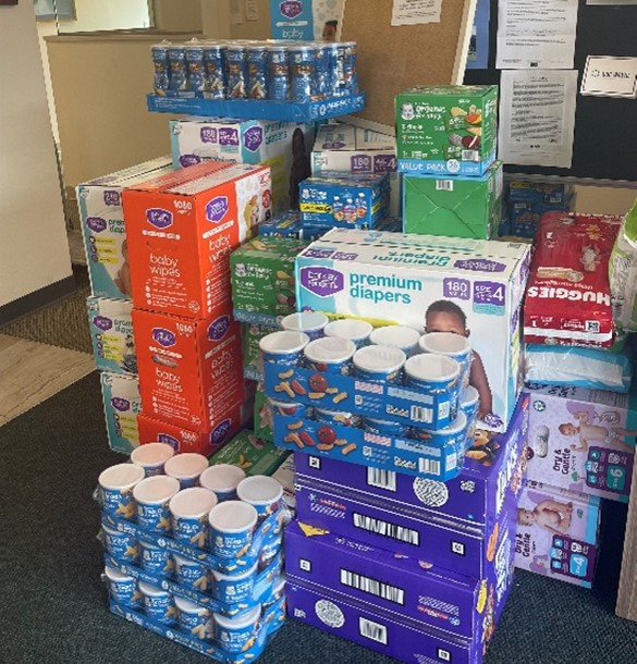 MWCFCU diaper donations