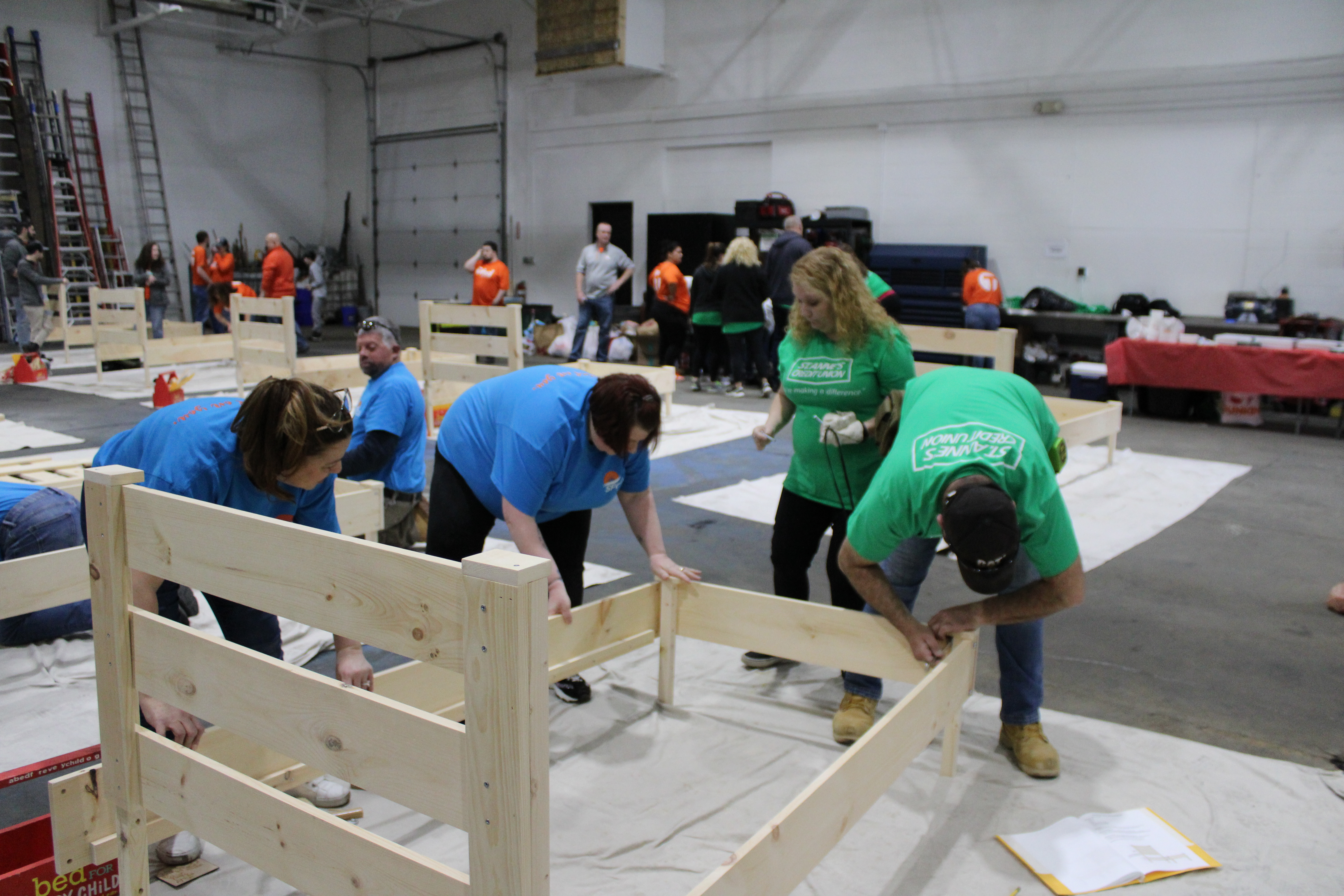 Photo of Build a Bed event