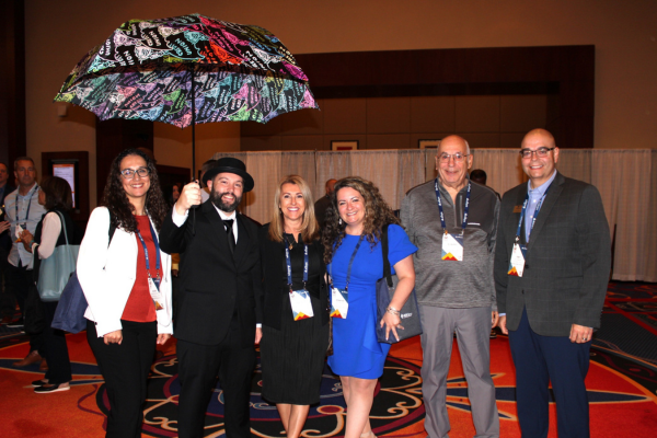 International Credit Union Day Umbrella Man