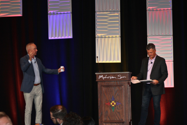 Ron and Bruce on Stage