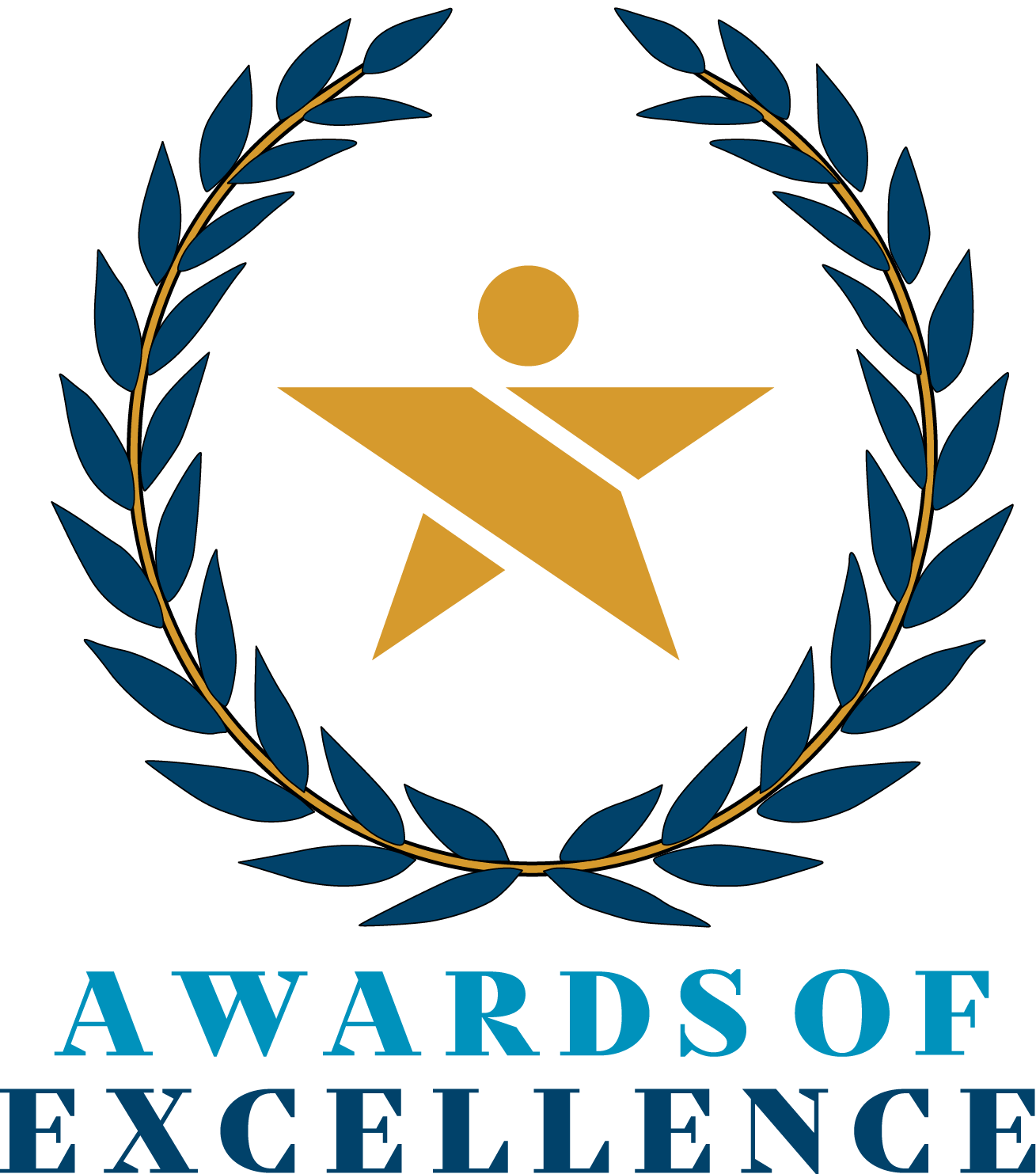 CCUA awards of excellence 'wreath' logo