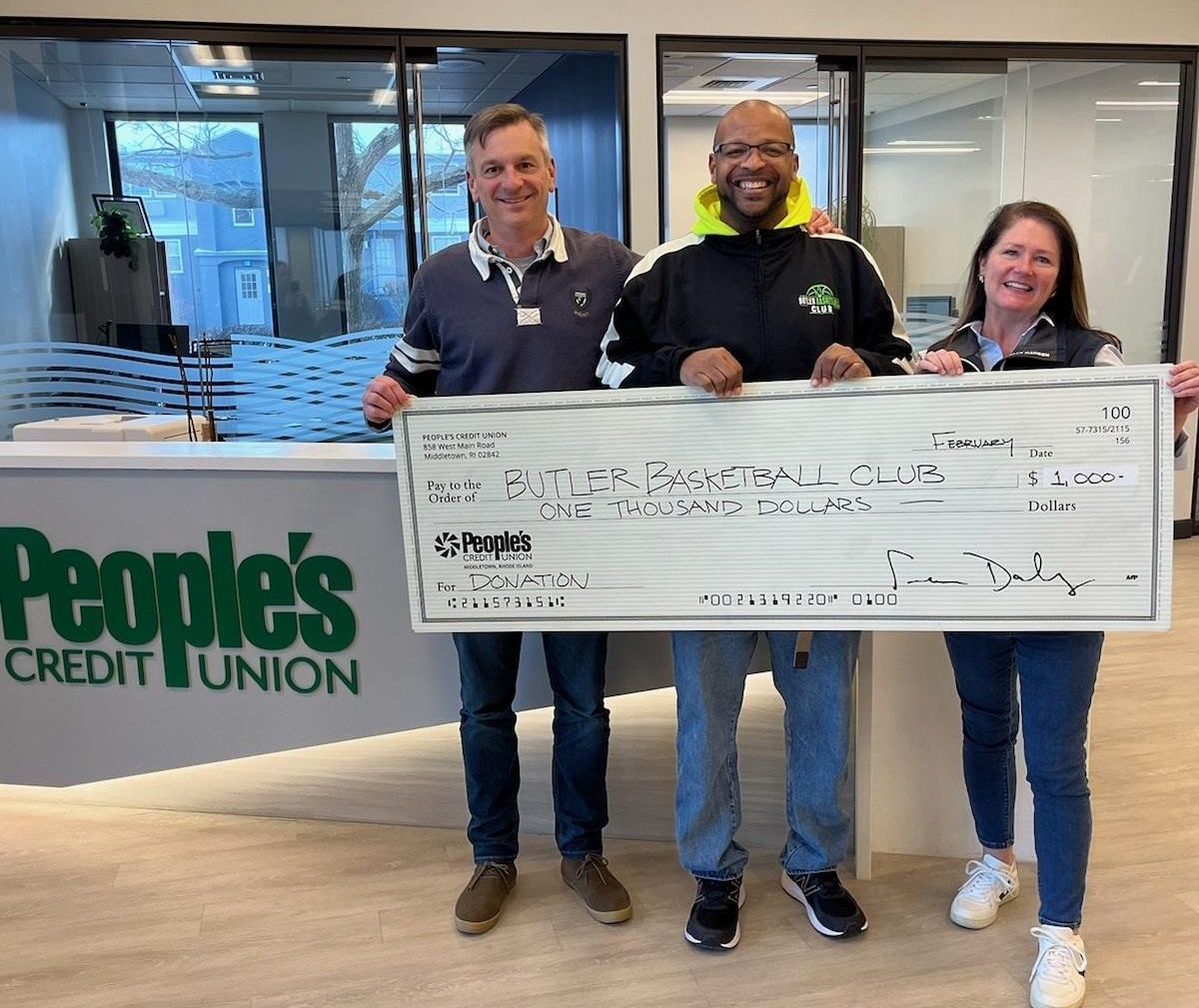 Butler check presentation