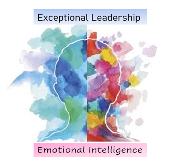 abstract image of human head with multiple colors