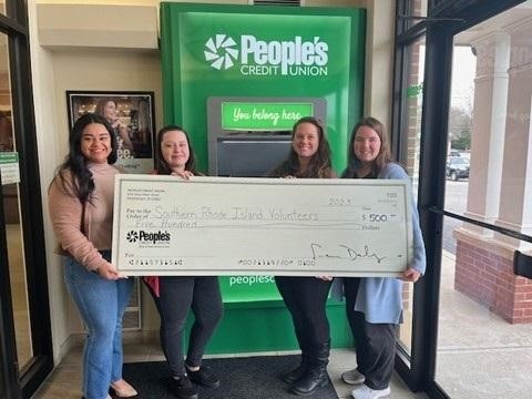 People's CU Supports Southern Rhode Island Volunteers
