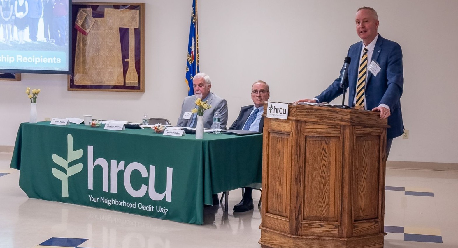 Ron McLean at meeting