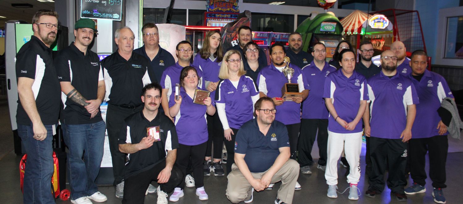 group photos of winners and athletes