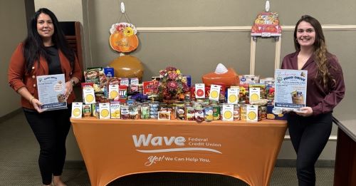 Photo of Wave food donations